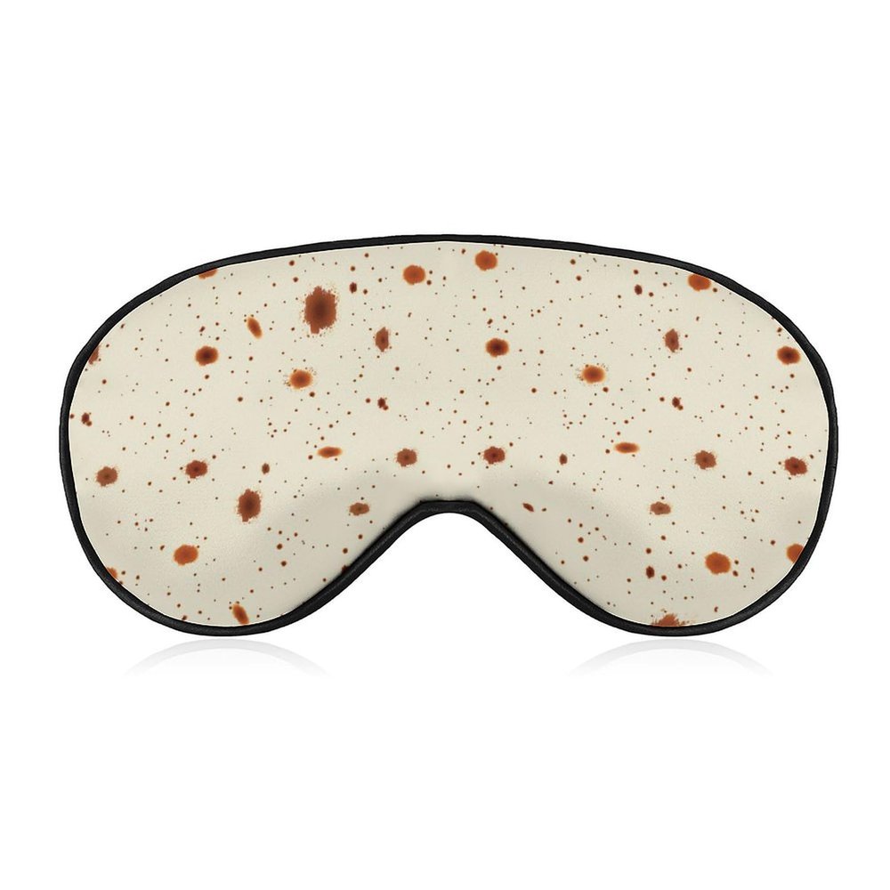 Adjustable Strap Sleep Eye Mask,Sleep Eye Elastic Mask,Unisex Comfortable Sleeping Eye Mask Cover for Airplane Travel Yoga Nap Compatible with Polka Dot Burrito Texture