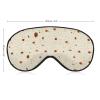 Adjustable Strap Sleep Eye Mask,Sleep Eye Elastic Mask,Unisex Comfortable Sleeping Eye Mask Cover for Airplane Travel Yoga Nap Compatible with Polka Dot Burrito Texture view 2