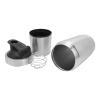 Fdit Protein Shaker Bottle with Scale Durable Stainless Steel Shake Cup for Gym Lovers Shaker Bottle 10.3oz for Outdoor, Travel view 1