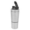 Fdit Protein Shaker Bottle with Scale Durable Stainless Steel Shake Cup for Gym Lovers Shaker Bottle 10.3oz for Outdoor, Travel view 2