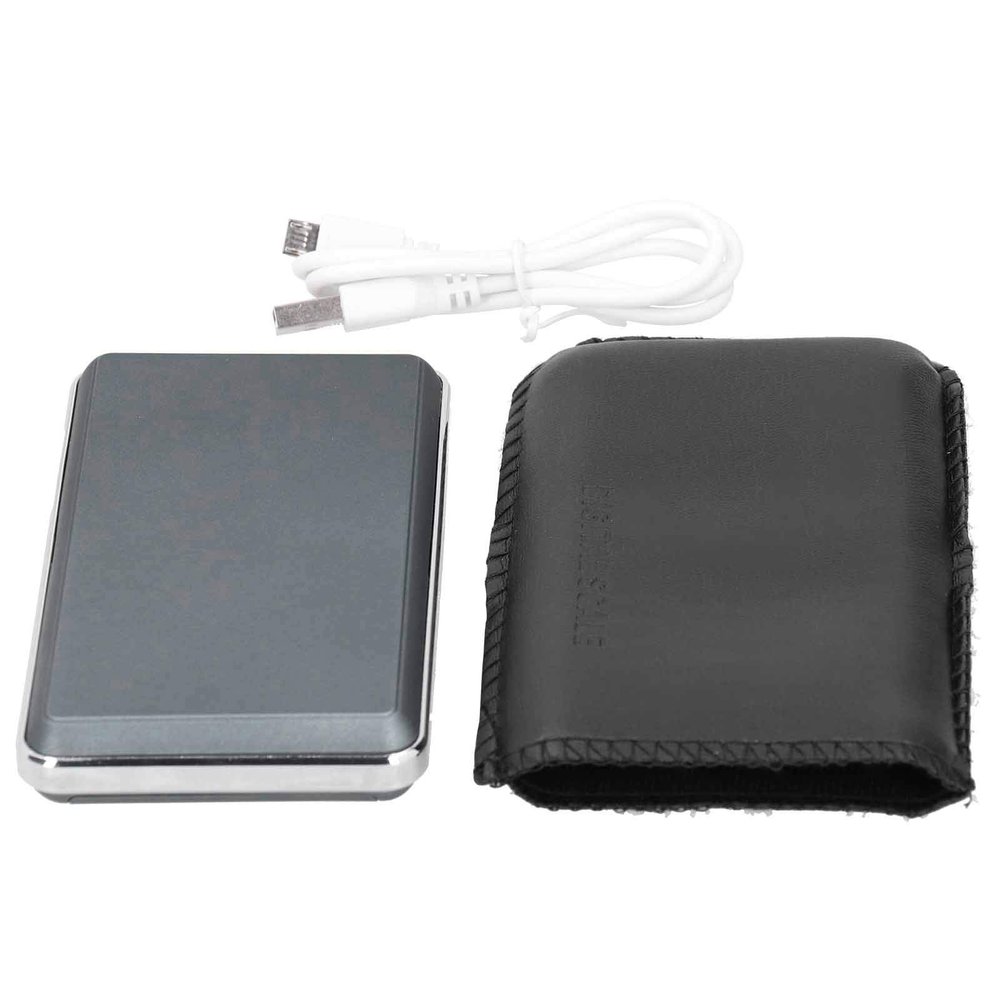 Electronic Jewelry Scale, Small Kitchen Scale, Pocket Digital Carat Scales with Green Backlight LCD Display(0.01/200G)
