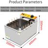 XINRISHENG 12L/25L Cheese Hot Dogs Sticks Fryer, 1900W/3000W Commercial Electric Fryer, Stainless Steel Countertop, Kitchen Fat Fryer,12l view 3