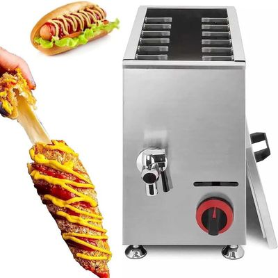 XINRISHENG Commercial Deep Fryer,21L Cheese Hot Dogs Sticks Fryer,LPG Deep Fryer,for Kitchen Restaurant Snack Bar Canteen Home