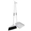 1 Set Dust Pan Broom Brush Sweeper Kit Stainless Steel Broom Dustpan view 1