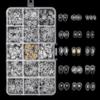 3 Set Eyeglass and Sunglasses Kit,Glasses Screws Kit & Nose Pads with 18 Pcs Screwdrivers and 3 Pcs Tools for Glasses view 3