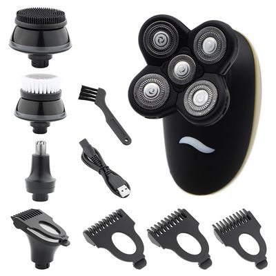 Electric Razor for Men, 5 in 1 Electric Razor Rechargeable Bald Head Shaving Machine Beard Trimmer Multifunctional Grooming Kit Electric Shaver Wet Dry for Men
