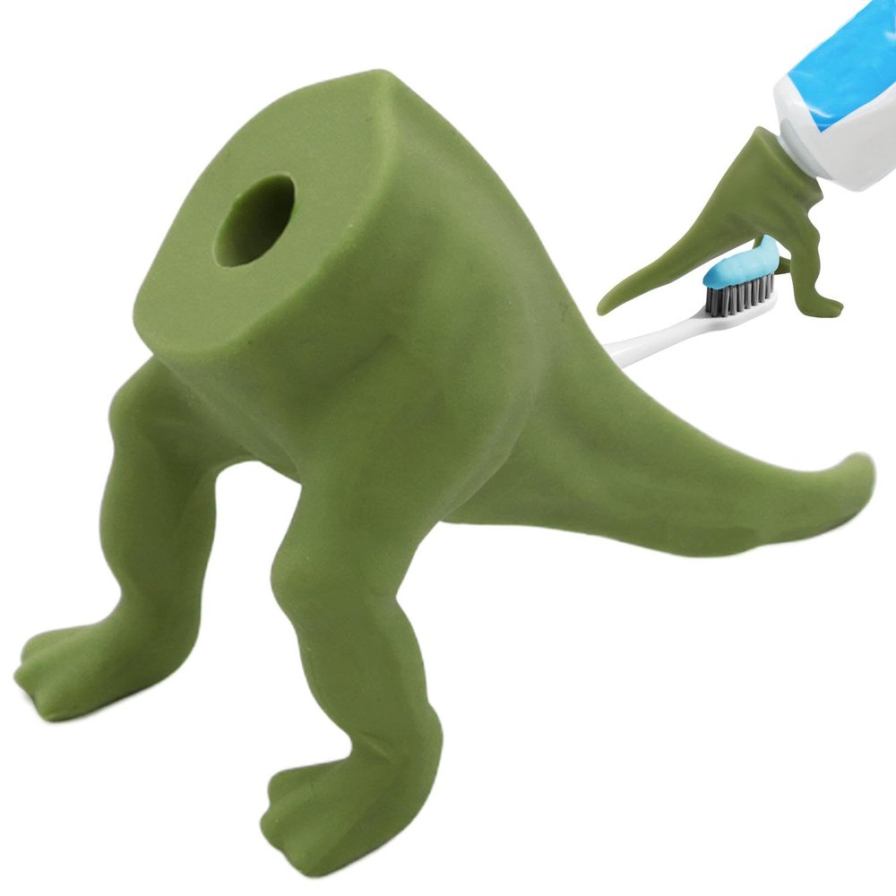 Uitseld Funny Toothpaste Caps | Pooping Animal Toothpaste Squeezer Dispenser, Closing Toothpaste Caps for Friends, Family, Adults & Children