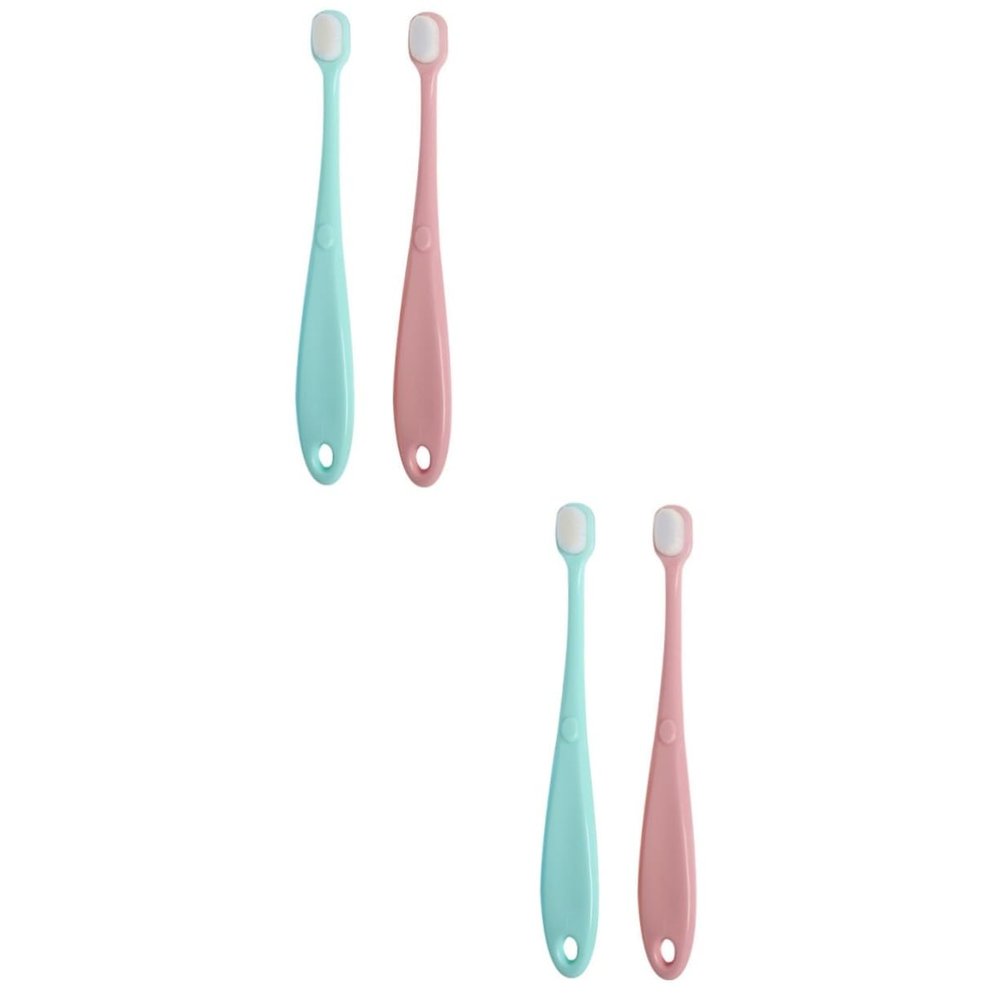 FRCOLOR 4pcs Boys and Girls Toothbrush Oral Care Toothbrush Tooth Brush Lightweight Portable Suitable for Home Travel Use