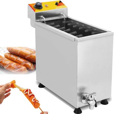 XINRISHENG 12L/25L Cheese Hot Dogs Sticks Fryer, 1900W/3000W Commercial Electric Fryer, Stainless Steel Countertop, Kitchen Fat Fryer,25l