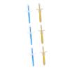 TOVINANNA 6pcs Silicone Toothbrush Training Bristle Toothbrush Umbrella-Shaped for Boys and Girls for Oral Care and Early Dental Hygiene Practice view 1