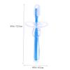 TOVINANNA 6pcs Silicone Toothbrush Training Bristle Toothbrush Umbrella-Shaped for Boys and Girls for Oral Care and Early Dental Hygiene Practice view 3