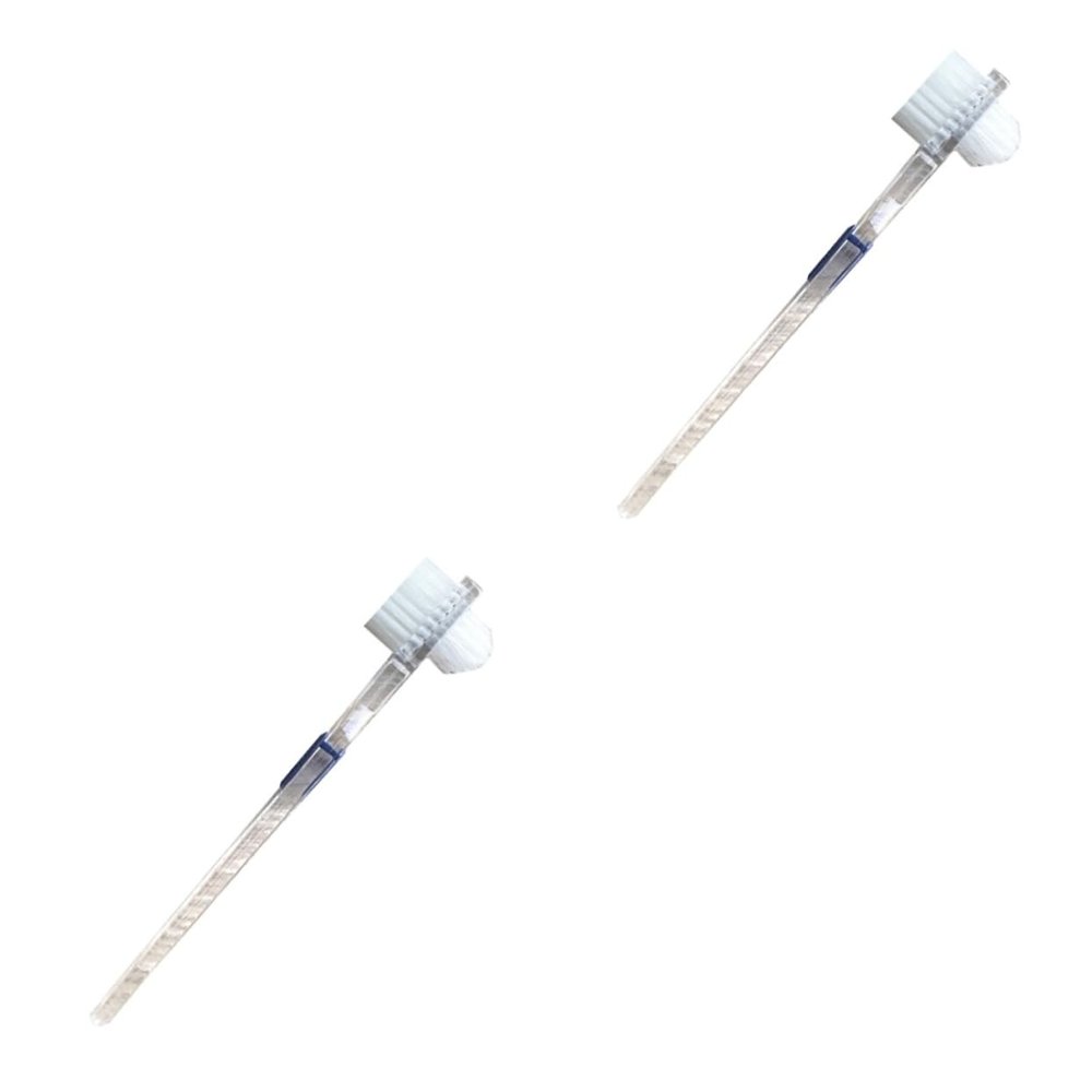 TOVINANNA 2pcs Toothbrush Soft Brush for False Teeth Cleaning Cleaning Brush Dentist Tools