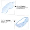 minkissy Sleeping Eye Mask Set Hairband and Drawstring Bag for Women Satin Blindfold Cover and Hair Tie Bag for Travel Home Use view 3