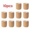 10pcs Beige Colorful Sport Self-Adhesive Elastic Bandage Wrap 4.5m Elastic Band for Knee Support Pad, Fingers Easy Install view 2