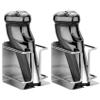 2X Electric Shaver Holder Wall-Mounted Self-Adhesive Stainless Steel Shaver Holder Wall-Mounted Bathroom Shaver Holder view 1