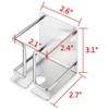 2X Electric Shaver Holder Wall-Mounted Self-Adhesive Stainless Steel Shaver Holder Wall-Mounted Bathroom Shaver Holder view 3