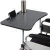 wanghaiyanBD Detachable Wooden Wheelchair Tray Dining Table, Wheelchair Tray Table, Wooden Dining Table Board,Wheelchair Accessories With Mobile Phone Holder, Portable Universal Tray Table view 1
