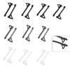 10 Pcs Glasses Ear Grips,Anti-Slip Eyeglasses Retainers Silicone Anti Slip Sleeve, Ear Hook Glasses Leg Sleeve, Anti Fall Leg Sleeve Glasses Glasses Grips Behind Ears Sideburns Fixator Protector. view 1