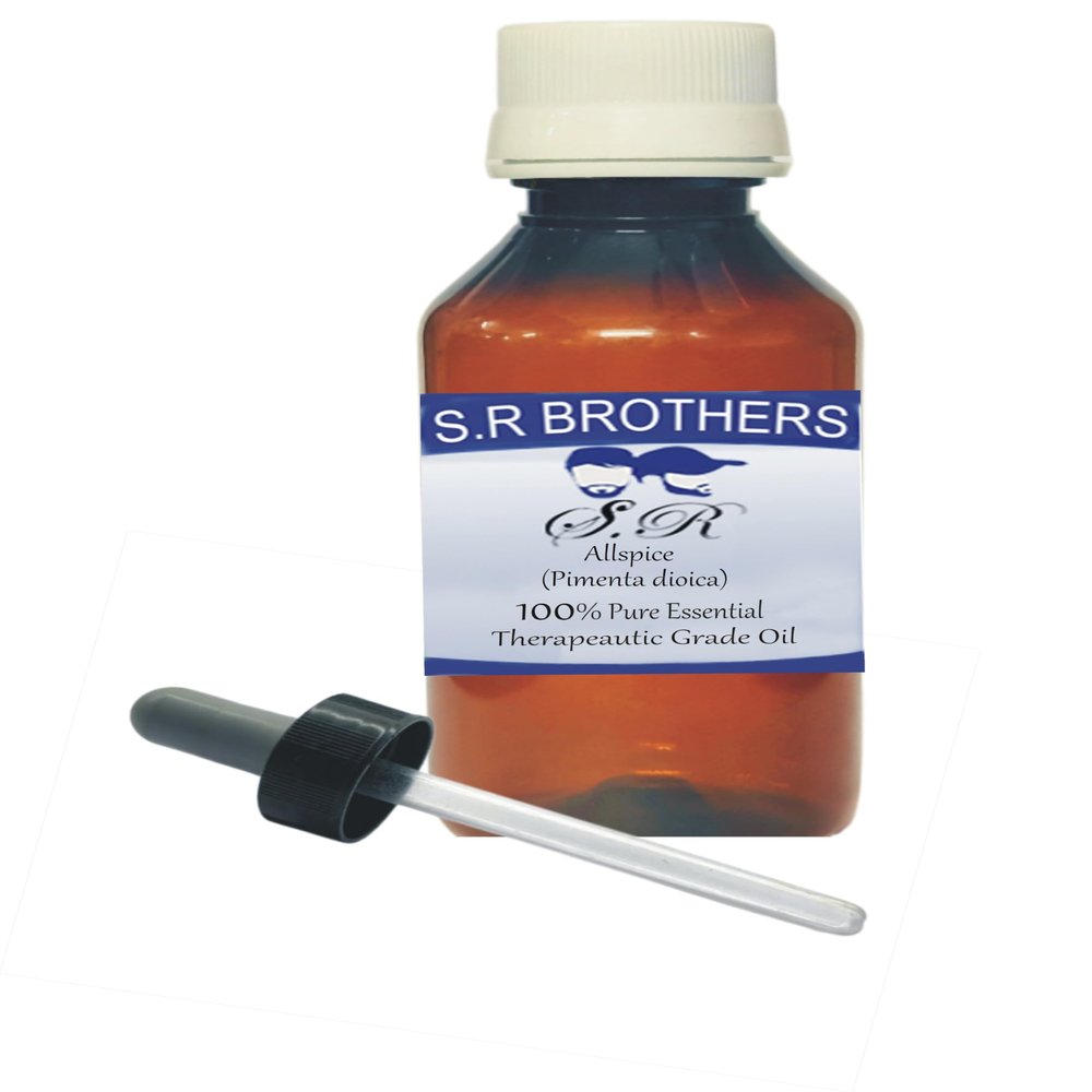 SR Allspice (Pimenta Dioica) Essential Oil 15ML for Aromatherapy, Diffuser, Humidifier and Massage, Plastic Bottle with Drooper