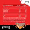 Warrior Raw Protein Bars  20g Protein Per Bar  High Protein Snack Bars Multipack (12 or 24 Bars, 75g Each)  Low Sugar, High Fibre Breakfast & Meal Replacement Bar  Peanut Butter Cup Flapjack view 2