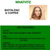 Biotin, Zinc & Copper 365 Tablets | Healthy Hair Growth Skin & Nails Supplement view 3