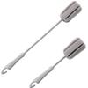 2Pc Sponge Brush Milk Bottle Cup Glass Washing Cleaning Kitchen Cleaner Tools Cup Cleaning Brush Plastic Short Handle & Long Handle view 1