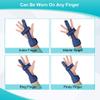DOUQIFEI Straightening Immobilizer New Navy Blue Fingers with Steel Finger Corrector Trigger Finger Splint Mallet Finger Splints Finger Brace view 4