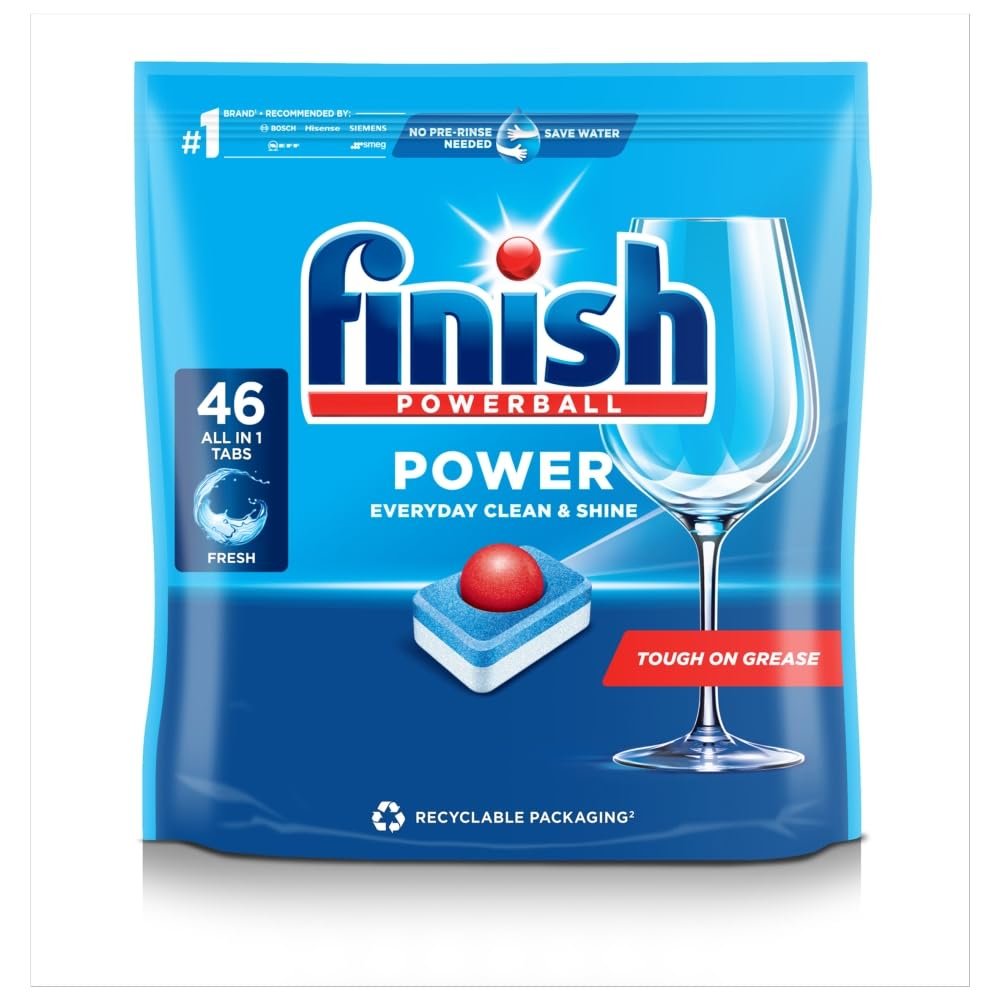 Finish Power Regular Dishwasher Tablets 46pk