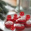 24 PCS Red Disco Ball Cupcake Toppers, Disco Ball Cupcake Picks, Mini Disco Ball Cake Toppers Disco Theme Cake Decorations for Disco Theme Party 70s Disco Party Decorations view 4
