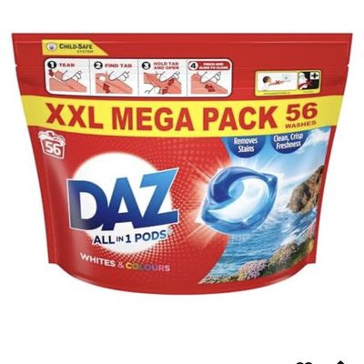 Daz All-in-1 Washing Capsules 56 Washes