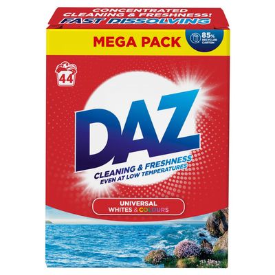 Daz Washing Powder for Whites & Colours 44 Washes 2.2kg