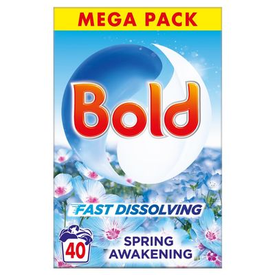 BOLD 2IN1 WASHING POWDER SPRING AWAKENING 40 WASHES 2KG