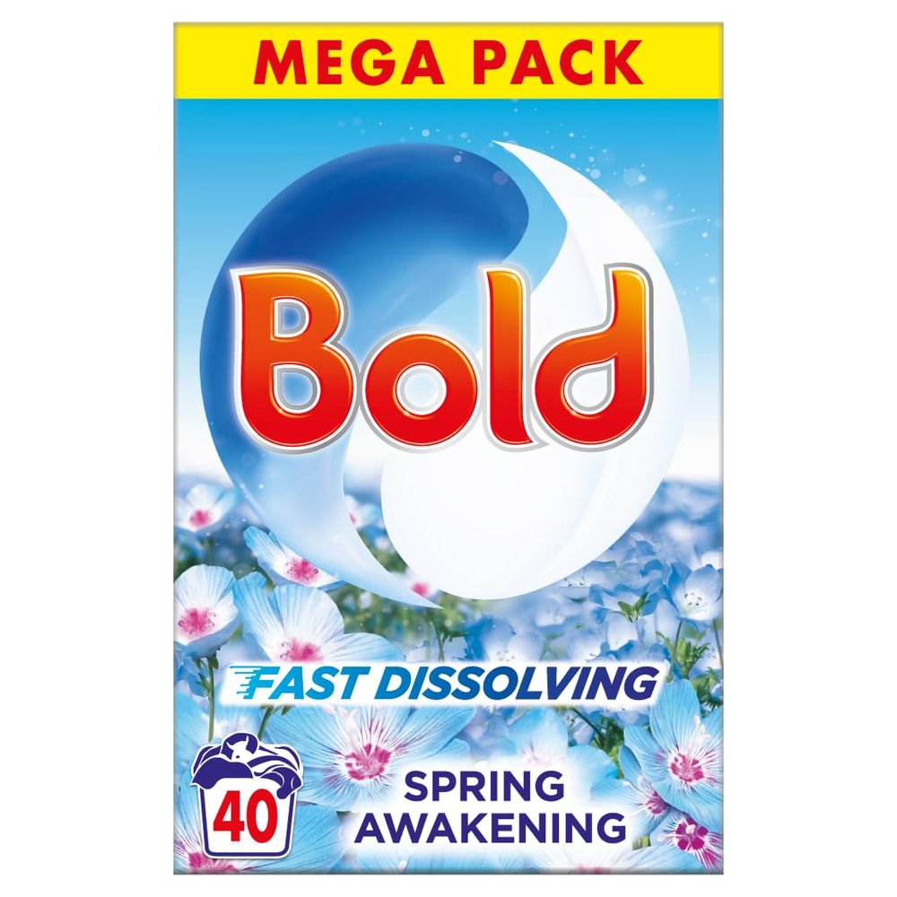 BOLD 2IN1 WASHING POWDER SPRING AWAKENING 40 WASHES 2KG