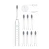 Rechargeable Electric Toothbrush with 8 Brush Heads, 6-Speed Teeth Whitening (White) view 1