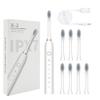 Rechargeable Electric Toothbrush with 8 Brush Heads, 6-Speed Teeth Whitening (White) view 4