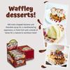 Waffulls Waffle Mix of Choco Hazelnut, Salted Caramel and Vanilla Waffles 12 x 50g, Soft Waffle Sandwich, Breakfast Snack, Ready to Eat Snack Christmas Gifts for Kids view 4