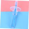 TOVINANNA 4pcs Silicone Toothbrush for Boys and Girls Training Bristle Brush Umbrella-Shaped Design for Toddlers for Early Dental Care at Home Travel view 2