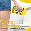 Wipes for Adults Flushable Toilet 140 Cocoa & Shea  Biodegradable Micellar Wet Wipes with Aloe Vera & Vitamin E, Extra Large Soft Moist Toilet Tissue for Sensitive Skin & Everyday Bathroom Hygiene view 3