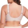 WILLBEST Soft Bras for Women Large Breasts Spaghetti Strap top Lingeries Sexy Thongs for Woman Ladies Underwear Knickers Packs Soft Bras Women UK mid Support Seamed Stockings Suspenders White view 4