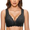 WILLBEST Bra Tops for Women UK Sexy Underwear for Women Seamless Jumpsuit Non-Padded Plus Size Bras Sexy Dresses pjs Negligees Yoga Bra Corset Low Impact Nightwear Body Suits Shapewear lace view 3