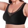 Pull on Bras for Women UK Fuzzy pjs for Women Sets Crop Bra top Tank Tops Seamless Sports Bra Thermal Bodysuit Shorts Leggings Long line Bras UK Dance Underwear Crotch Ladies view 4