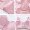 Front Fastening Bras for Women Sport Bras for Women UK White Suspender Tights Sports Bra Non Wired Women's Nightwear Skirt Lady Bra and Panty Set cami high Neck view 4