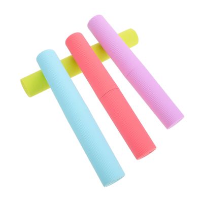 minkissy Portable Toothbrush Case 4pcs Toothbrush Containers Travel Toothbrush Bulk for Travel