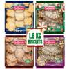 Halal Certified Biscuits - Sesame Biscuits, Seeds Kernels, Hazelnut Biscuits, Chocolate Cookies - Halal sweets (4x400g) view 1