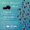 Known 20mg Zinc Gummies  Blackcurrant Flavour  Chewable Vegan Gummy Supplement  Immune, Skin, Hair, Nail, Fertility & Cognitive Support  1 Month Supply  for Men & Women view 3