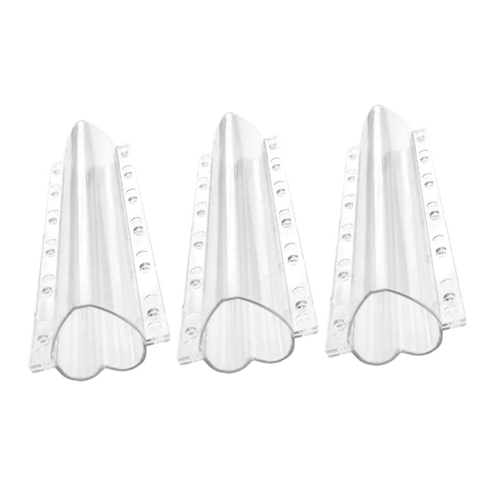 POPETPOP Heart-shaped Fruit and Vegetable Shaper for Garden Cucumber Growing, 3pcs Set Plant Germination Mold for Patio and Lawn Gardening