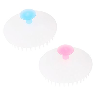 Beaupretty 6pcs Shampoo Brush Massager Tool for Girls Women Boys and Girls Portable Scalp Bathing Cleaning Brush for Hair Wash and Bathroom Use