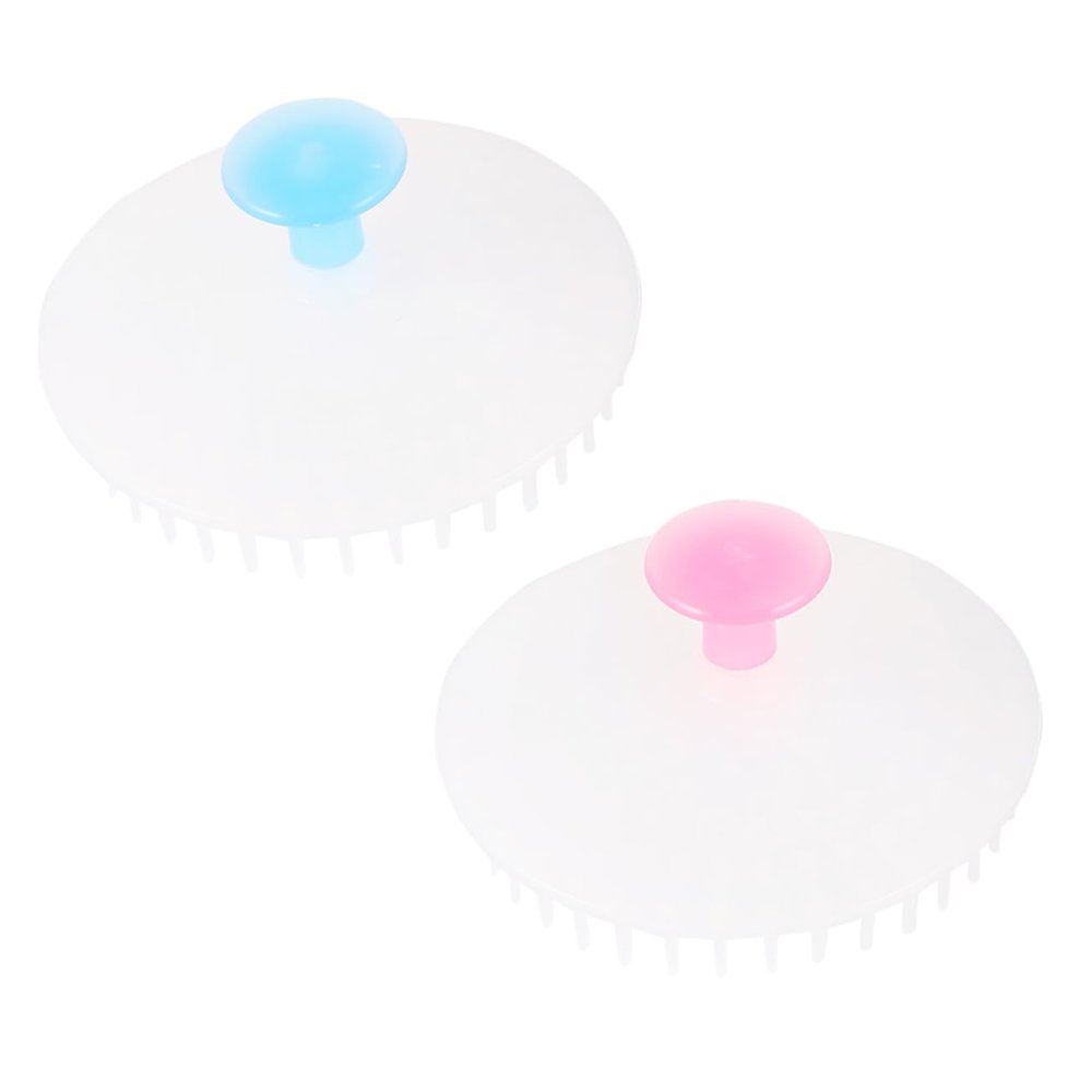 Beaupretty 6pcs Shampoo Brush Massager Tool for Girls Women Boys and Girls Portable Scalp Bathing Cleaning Brush for Hair Wash and Bathroom Use