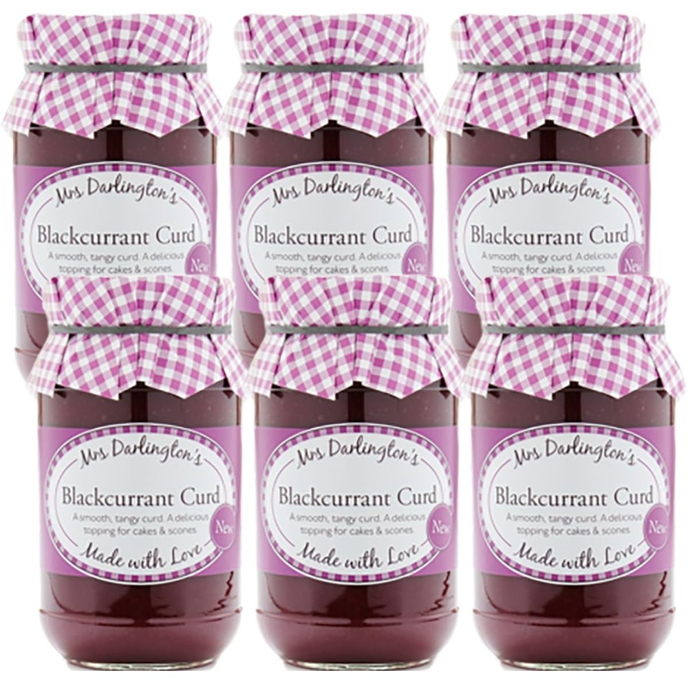 Mrs Darlington's Blackcurrant Curd - 320g - Pack of 6