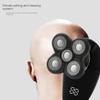 Electric Razor for Men, 5 in 1 Electric Razor for Men Bald Head Shaver LED Display Nose Hair Beard Trimmer Clippers Facial Cleansing Brush view 3